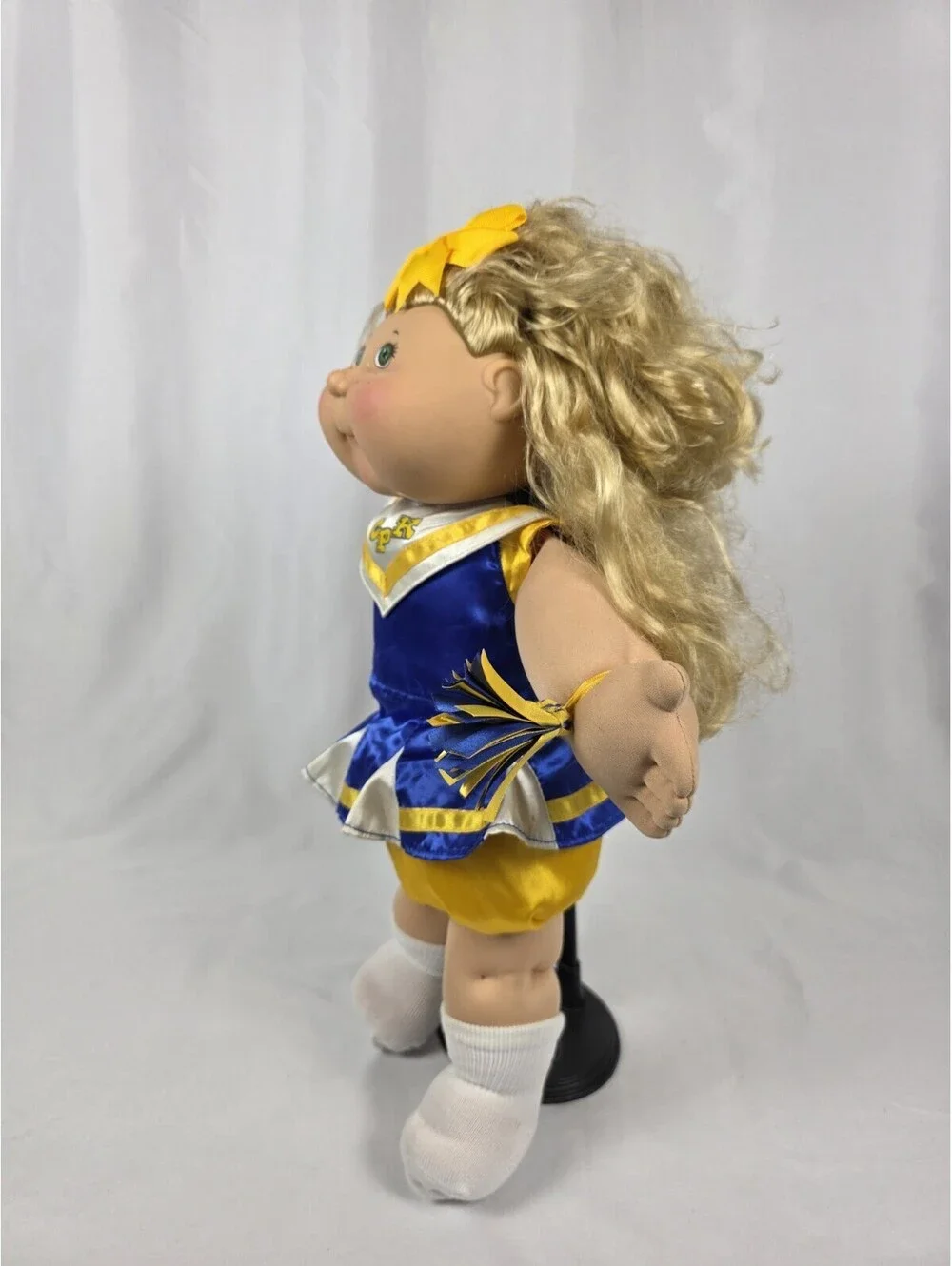 2004 Cabbage Patch Kids Cornsilk Cheerleader Doll Blonde Hair PA-3 Play Along
